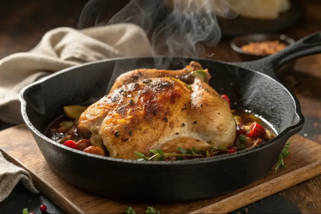 Searing chicken for Alice Springs Chicken