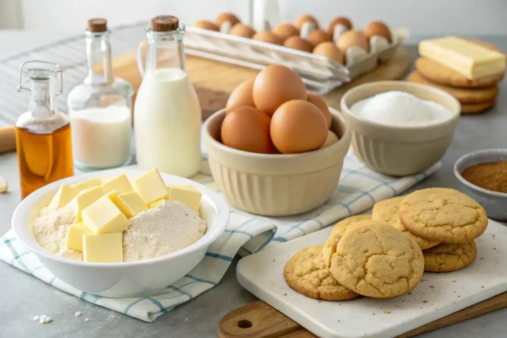 Ingredients used in Crumbl cookies