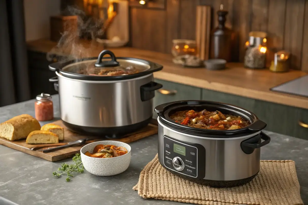 Crockpot and slow cooker comparison