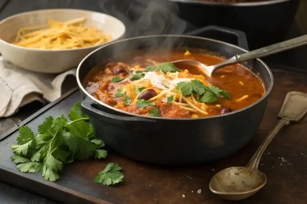 Reheating taco soup safely	