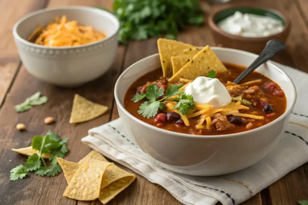 What can I use to thicken taco soup?