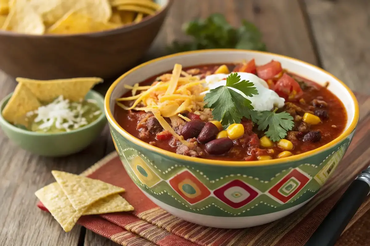 What makes taco soup thicker