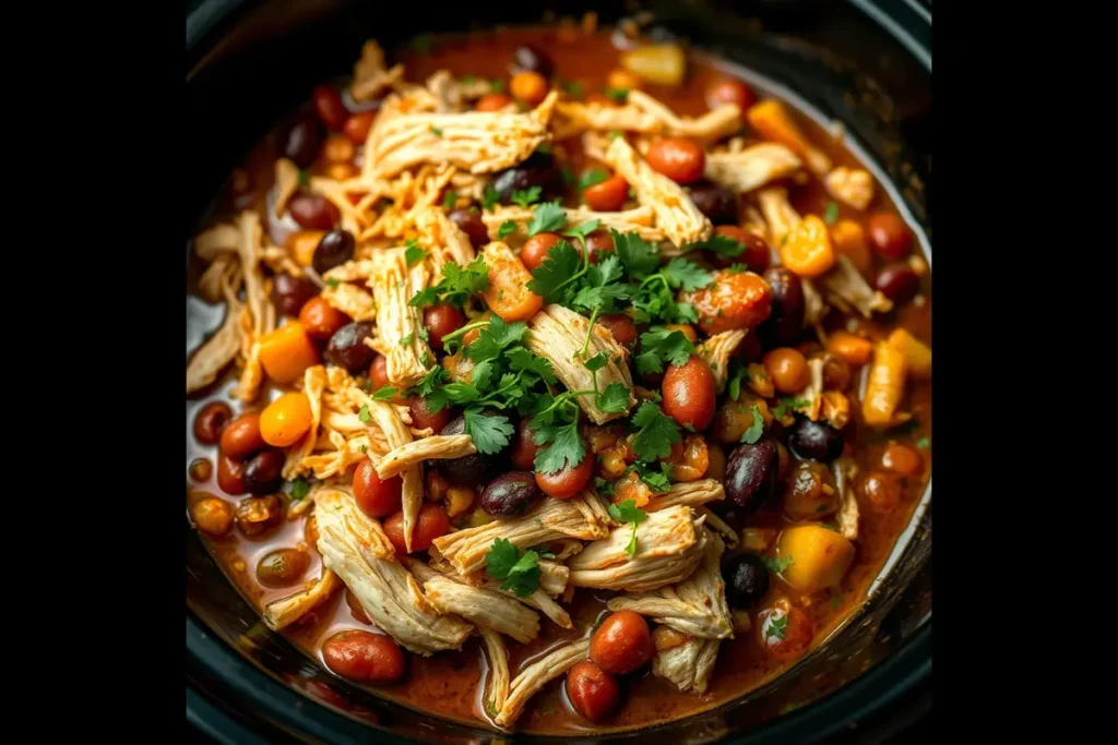 High protein slow cooker meal