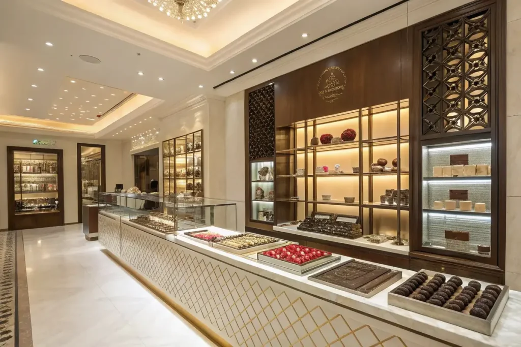 Dubai luxury chocolate boutique