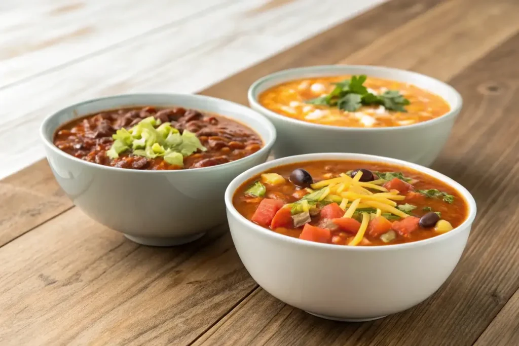 Taco soup versus other soups	